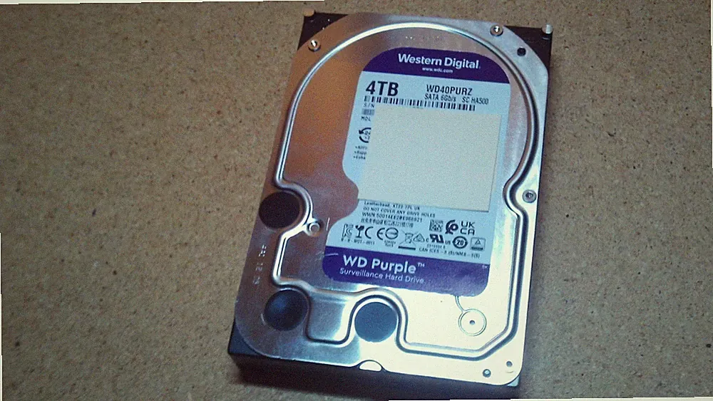 4TB WD Purple SATA 3.5" Hard Drive w/ REALLOCATED SECTORS but GUARANTEED WORKING