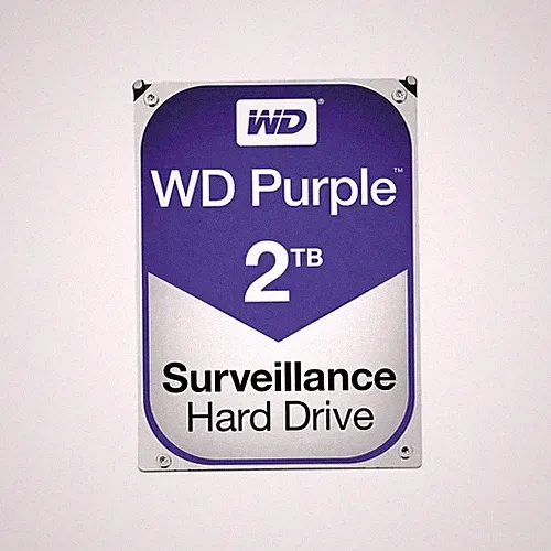 WD Purple 2TB Surveillance Hard Disk Drive - 5400 RPM Class SATA 6 Gb/s 64MB