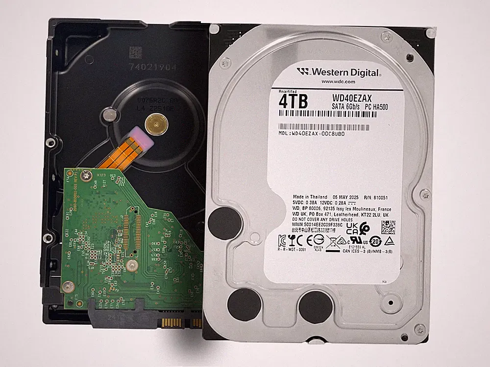 Western Digital 4TB WD40EZAX 5400RPM 256MB SATA 6Gb/s 3.5 in Internal Hard Drive