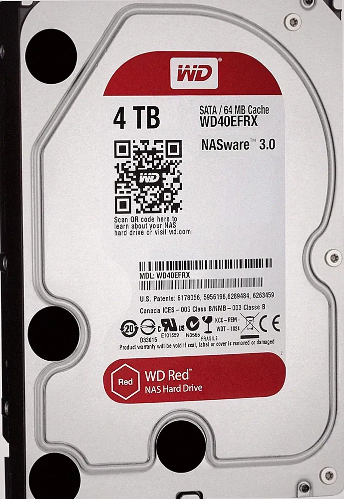Western Digital WD40EFRX WD Red NAS Hard Drive - Hard drive - 4 TB - New In Box